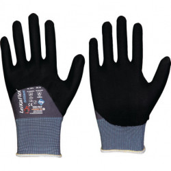 Gants LeikaFlex® Brilliant Taille 8 gris/noir PSA II 12 PA LEIPOLD (Par 12)