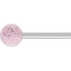 Meule sur tige STEEL EDGE D8xH8 mm 48 mm 6 mm corindon supérieur AR 46 KU PFERD (Par 10)