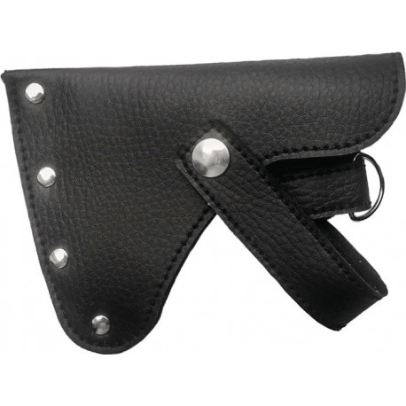 Pochette adapté à hachette de camping Leder noir ADLER