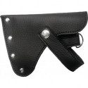 Pochette adapté à hachette de camping Leder noir ADLER