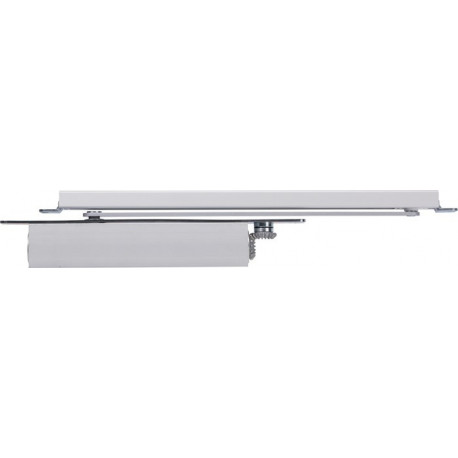 Ensemble de ferme-porte sur rail de guidage DC 860/G 880 argenté EN 1-5 Assemblage de châssis