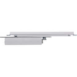 Ensemble de ferme-porte sur rail de guidage DC 860/ G 892 argenté EN 1-5 Assemblage de châssis