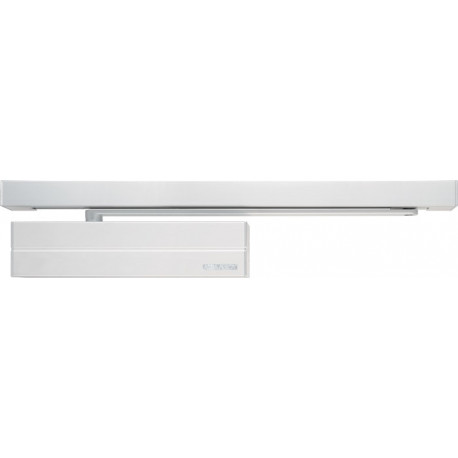 Ensemble de ferme-porte sur rail de guidage DC 700/ G 193 blanc 9016 EN 3-6 exécution standard