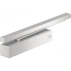 Ensemble ferme-porte TS 98 XEA N/RF blanc P100 EN 1-6 Charnière de montage normal et côté opposé de la charnière.BG