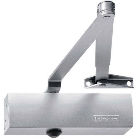 Ensemble ferme-porte TS 1500 N/F argenté EN 3-4