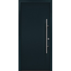 Porte d'entrée en métal PRO anthracite RAL7016 B1100mm H2100mm droite RC2 n.DIN EN1627 