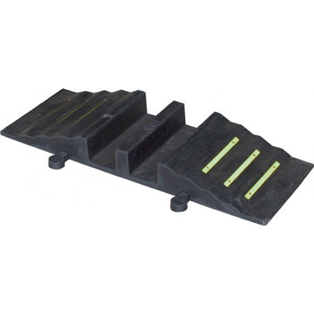 Passerelle à tuyau en caoutchouc L830xl320xH102 mm jusquà 90 mm pour 2 tuyaux PARSCH