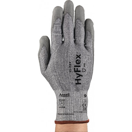 Gant de protection anti-coupures HyFlex® 11-727 Taille 9 gris EN 388 PSA II (Par 12)