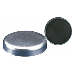 Aimant plat D.13xH4.5mm sans douille filetée adhérence 10 N