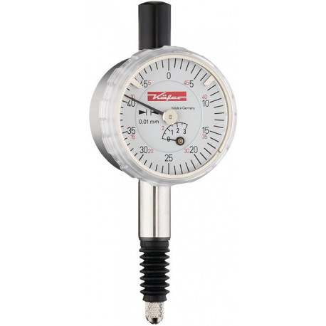Petit comparateur KM 6T wa 3 mm lecture 0,01 mm avec étalonnage dusine KÄFER