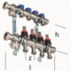 Distributeur chauffage Eurokonus 11 cercles 640x200x50mm