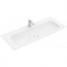 Lavabo V&B FINION avec trop-plein couvert ViFlow 1200x500mm blanc C+