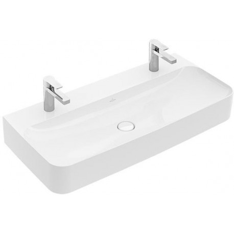 Lavabo V&B FINION 1000x470mm sans trop-plein poncé we C+