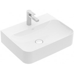 Lavabo V&B FINION trop-plein couvert ViFlow 600x470mm poncé we C+