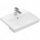 Lavabo à poser V&B AVENTO 550x360mm avec trop-plein we C+