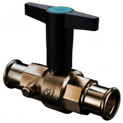 RobinetOPTIBAL, DN32, BRONZE,avec VIDANGE,A SERTIR 35mm