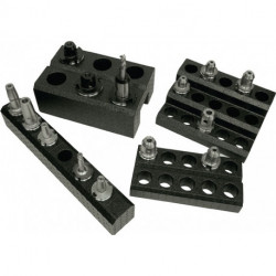 Porte-outil HSK63 en polypropylène compact 10 p. l. 360 x P. 180 x H. 60 mm