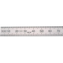 Règle en métal L.1000mm acier flexible graduation g B -mm/1/2mm H.PREISSER