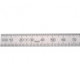 Règle en métal L.1500mm acier flexible graduation g B -mm/1/2mm H.PREISSER