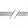 Règle en métal L.500mm acier flexible graduation g A -mm/mm H.PREISSER