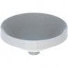 Lavabo à encastrer VariForm rond d: 400mm sans trou de robinetterie sans trop plein blanc KT