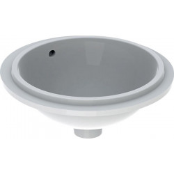 Lavabo sous plan VariForm rond d: 330mm sans trou de robinetterieavec trop plein we