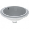 Lavabo sous plan VariForm rond d: 330mm sans trou de robinetterieavec trop plein we