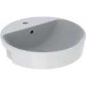 Lavabo semi-encastré Geberit VariForm rond d : 500mm m HL m ÜL we KT