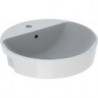 Lavabo semi-encastré Geberit VariForm rond d : 500mm m HL m ÜL we KT