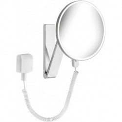 Miroir grossissant iLook_move d : 212, éclairé, alimentation 12 V, chromé KEUCO