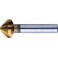 Fraise conique 90°, à chanfreiner et ébavurer, en acier à coupe rapide, DIN 335-C, revêtement TiN, Ø nominal : 25,0 mm, Plus petit Ø 3,8 mm
