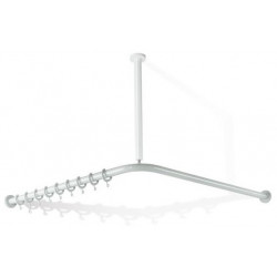 Tringle à rideau SERIE 801 d: 33mm 900x900mm. 18 Anneau sand