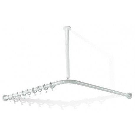 Tringle à rideau SERIE 801 d: 33mm 900x900mm. 18 Anneau sand