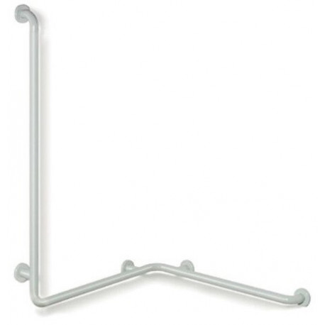 Main courante de receveur de douche Hewi SERIE 801 762x900mm. d: 33mm gris clair