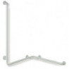 Main courante de receveur de douche Hewi SERIE 801 762x900mm. d: 33mm gris clair