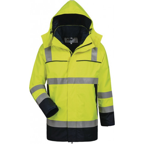 Parka multinorme Toivo Taille XXL jaune / marine ELYSEE