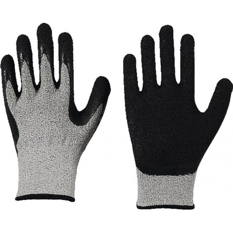 Gants anti-coupures Solidstar 1443 Taille 9 gris/noir EN 388 PSA II 12 PA (Par 12)