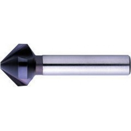 Fraise conique 90°, à chanfreiner et ébavurer, en acier à coupe rapide, DIN 335-C, revêtement TiAIN, Ø nominal : 8,3 mm, Plus petit Ø 2,0 mm