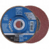 Disque à lamelles POLIFAN A SG STEELOX D. 125 mm granulation A-60 conique INOX c (Par 10)