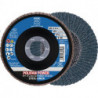 Disque à lamelles POLIFAN Z SG POWER STEELOX D. 125 mm granulation Z-40 plat INO (Par 10)