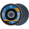 Disque à lamelles POLIFAN Z PSF STEELOX D. 125 mm granulation Z-80 conique INOX (Par 10)