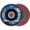 Disque à lamelles POLIFAN A SG STEELOX D. 125 mm granulation A-120 conique INOX (Par 10)
