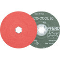 Disque en fibres COMBICLICK CO-COOL D. 125 mm granulation 80 INOX/aluminium grai (Par 25)