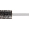 Meule sur tige INOX EDGE D20xH40 mm 80 mm 6 mm corindon ordinaire AN 30 ZY PFERD (Par 10)
