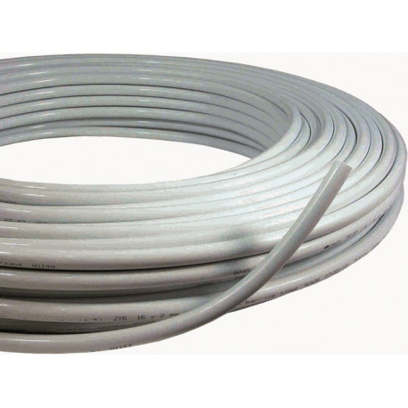 Tuyau composite multitubulaire PE-RT/AL we 16x2mm Rouleaux VPE 100 m (Par 100)
