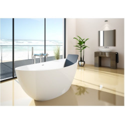 Hoesch Badewanne NAMUR 1600x750x450mm. freistehend weiß