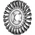 Brosse plate RBG 12512/22.2 ST 0.50 D. 125 mm épaisseur de fil 0.5 mm acier 12 m