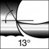 Fraise d'ébauche courte, type HR, 3 à 6 dents, en acier à coupe rapide à 10% de cobalt, surface recouverte de TiAIN, Ø d1 - k12 : 8,0 mm