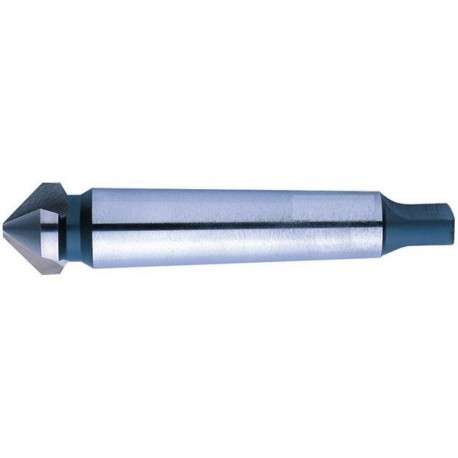 Fraise conique 90°, à chanfreiner et ébavurer, avec queue cône Morse, Ø nominal : 28,0 mm, Plus petit Ø 4,0 mm, Long. totale 112 mm