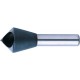 Fraise à ébavurer, 90°, Ø de la tête : 10,0 mm, Long. totale 45 mm, Ø queue 6 mm, Capacité de lamage : 2- 5 mm